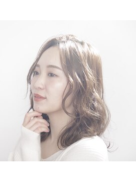 ルルディ バイ アフロディーテ銀座(luludi by APHRODITE) 黒髪/グレーベージュ/レイヤーロング/前髪パーマ/銀座