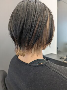 グロース 一宮北店(growth) インナーカラー×酸性ストレート×ウルフ