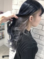 ネイビー×インナーホワイト＊