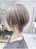 ★くびれショート小顔愛されグレージュカラー★30代40代50代60代