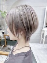 ★くびれショート小顔愛されグレージュカラー★30代40代50代60代