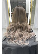 リア 大阪梅田(Ria)&nbsp;韓国ヘア×シールエクステ×ミルクティーグレージュ