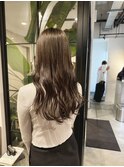 ミルクティーベージュラベンダーピンクダブルカラーブリーチ