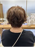 ショート×ニュアンスパーマ
