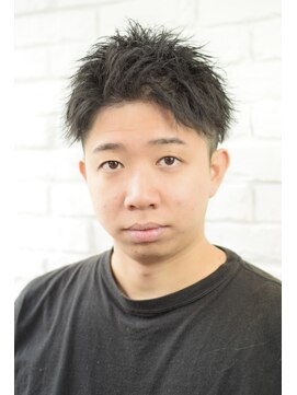 クオンヒール(QUON HEAL) スパイキーショートソフトツイストアップバングピンパーマｎ