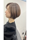 ショート　白髪ぼかし　髪質改善