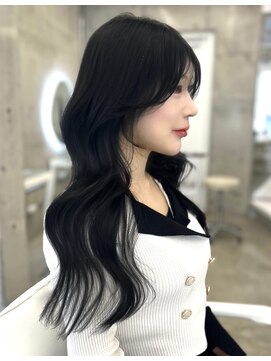 アイシー 表参道(ICY) トレンド韓国風レイヤーカット&ブルーブラック