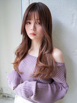 アンジェリカ 岡山店(ANGELICA) ANGELICA 暗髪シフォンブラウン アースカラー