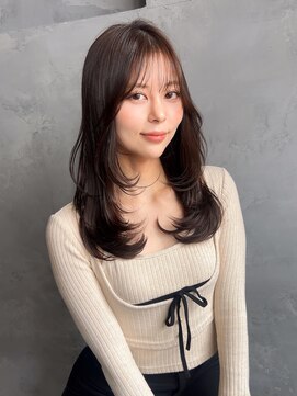 ロンドカスティーヨ 四日市(Lond castillo) 【前川】ふんわりレイヤー/韓国風/顔周りカット