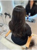 【大阪梅田】くすみグレージュ×レイヤーカット
