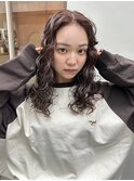 ウェット質感のゆるスパイラル
