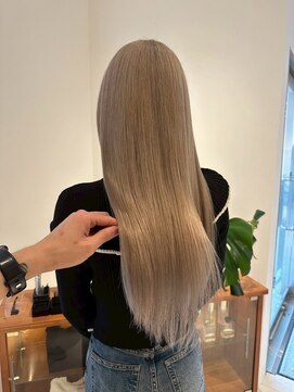 オンリー(ONLY.) ラテベージュ　×    バレイヤージュ