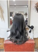 透け感☆暗髪グレージュ..~**.