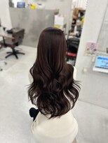 ハピネス クローバー 学園前店(Happiness CLOVER)&nbsp;カシスレッドカラー　くびれ巻き　韓国レイヤー