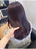 〇ラベンダーカラー ラベンダーグレージュ ブリーチなし