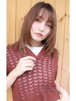 ブゾン(buZon)&nbsp;【buZonブゾン】顔まわりレイヤー×ベージュカラー