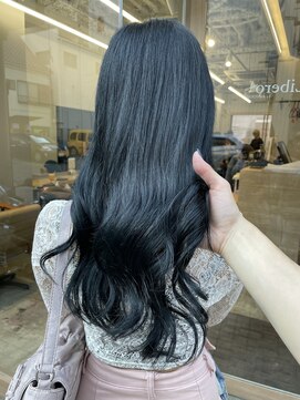 リベロ 柏(Libero) ブリーチ毛からブルーブラック