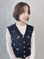 ラウンジ モリオ イケブクロ(Lounge MORIO Ikebukuro)&nbsp;＊外ハネボブゆるふわパーマボブ大人ボブ顎ラインボブ30代40代