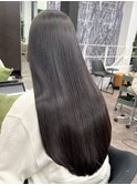 韓国レイヤーウェーブヘア顔周り髪質改善銀座