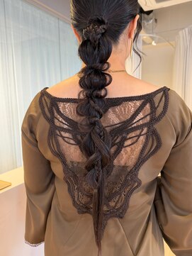 スーパーロングさんのタイト編み下ろし