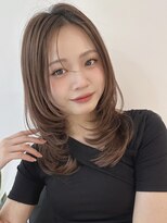 リリット(ReLit) ヨシンモリハイライト髪質改善オリーブグレーココアベージュ黒髪