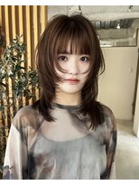 アクセヘアー 町田(acce hair) ミディアムウルフレイヤー