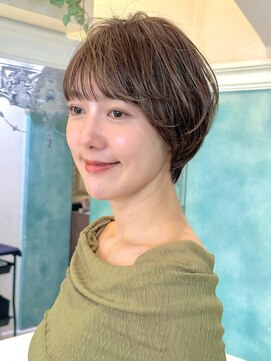 ロンド 銀座(Lond) ●杉浦オリーブグレー/ショート/レイヤー/髪質改善/縮毛矯正1