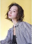 ラフウェーブボブ/レイヤーボブ/ナチュラルハイライト