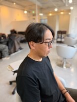 メンズカット バイ ソイクフ(メンズカット by SOY-KUFU)&nbsp;メンズセンターパート毛流れパーマ/東伏見/田無/西武柳沢/武蔵関