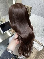 ルームバイシー 新宿(Loom. by Sea) イメチェン×ピンクベージュ/髪質改善/新宿/小顔/ブルーブラック