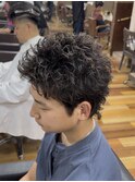 スパイキーショート/スパイキーパーマ/短髪/メンズショート