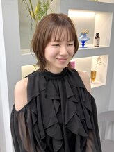 ミッシュバイアーバン(misch by urban.) 【mischハザマ】お洒落20代にオススメ!ニュアンスくびれボブ