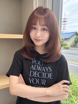 ルトワフクロマチ(Lutowa Fukuromachi)&nbsp;ダークパープル/ナチュラルショート/夏のヘアアレンジ/袋町