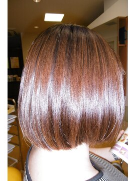 デザインヘアーピアジェ 八木店(DESIGN HAIR PIAGET) キララカラー+カラーケアTRでボブスタイル