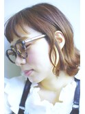 [ethica_南船場] スロウアッシュ × セシル風外ハネボブ＋メガネ