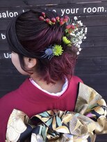 クブヘアー(kubu hair)&nbsp;《Kubuhair》生花セット