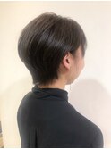 20代30代40代大人可愛いショートスタイル×ダークアッシュ