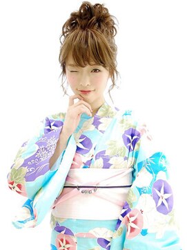 ゲッカビジン(GEKKABIJIN) 浴衣に合うアップスタイル《ヘアセット&着付 GEKKABIJIN》