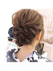 浴衣ヘアアレンジ