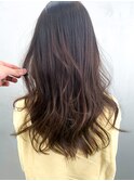 オリーブロング_ローライトスリークボブ厚めバング_ba280142