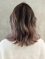 アイティー バイ アルバム 中野店(IT by ALBUM) ラベンダーグレージュ_ローライトスリークボブ_ba287193