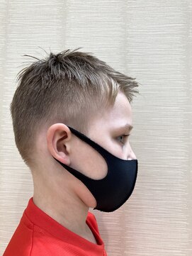 カシータ ヘア リゾート イオンモール熱田店(Casita hair resort) ベリーショート×ブロンド×アップバング