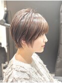 上品フォルム大人ショートボブ×小顔ヘア×オトナ女子ツヤ髪