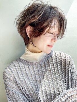 アイティーバイアルバム 下北沢店(IT by ALBUM) ふわっとショートボブ_ショコラベージュボブルフ_28594