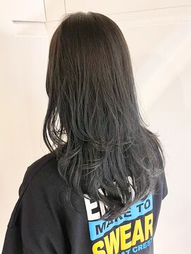 アイティー バイ アルバム 浦和店(IT by ALBUM) グレージュレイヤー_外ハネボブセクションカラー_ba382051