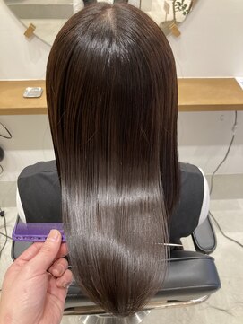 ノーツ 亀有(NAUT) 髪質改善/縮毛矯正/ストレート/黒 髪/ココアベージュ/亀有