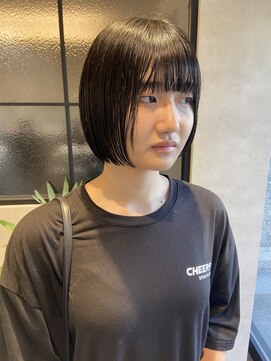 オンドバイサク(ondo by Saku) 切りっぱなしボブ/10代