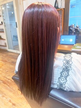 カミビトグロウ(kamibito glow) 20代30代40代ピンクブラウン髪質改善カラー艶感ストレート