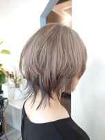 ヘアサロン カンパニュール(hair salon Campanule) ホワイトベージュ裾カラー（ブラック）