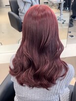 ペレ 栄店(PELE) 黒髪/グレーベージュ/レイヤーロング/前髪パーマ/栄/名駅